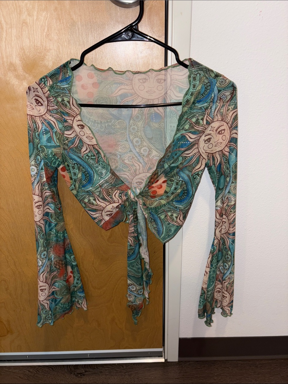 Front-tie Bohemian Shirt